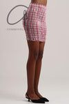 CONSTANÇA ENTRUDO Hand Woven Striped Thread Mini Skirt SS23_SKI02